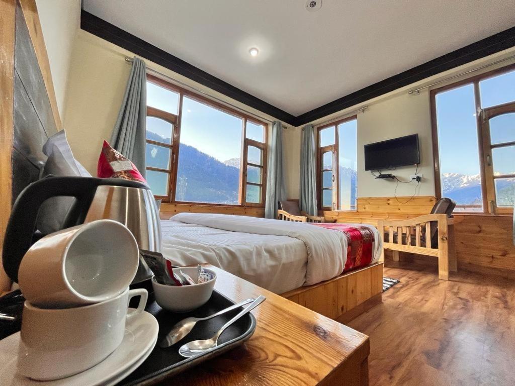 Hotel The Rohtang Chalet Manāli Esterno foto